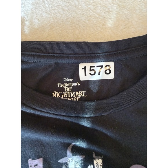 The Nightmare Before Christmas T-Shirt Large Tim Burton Disney Skellington - Picture 7 of 7